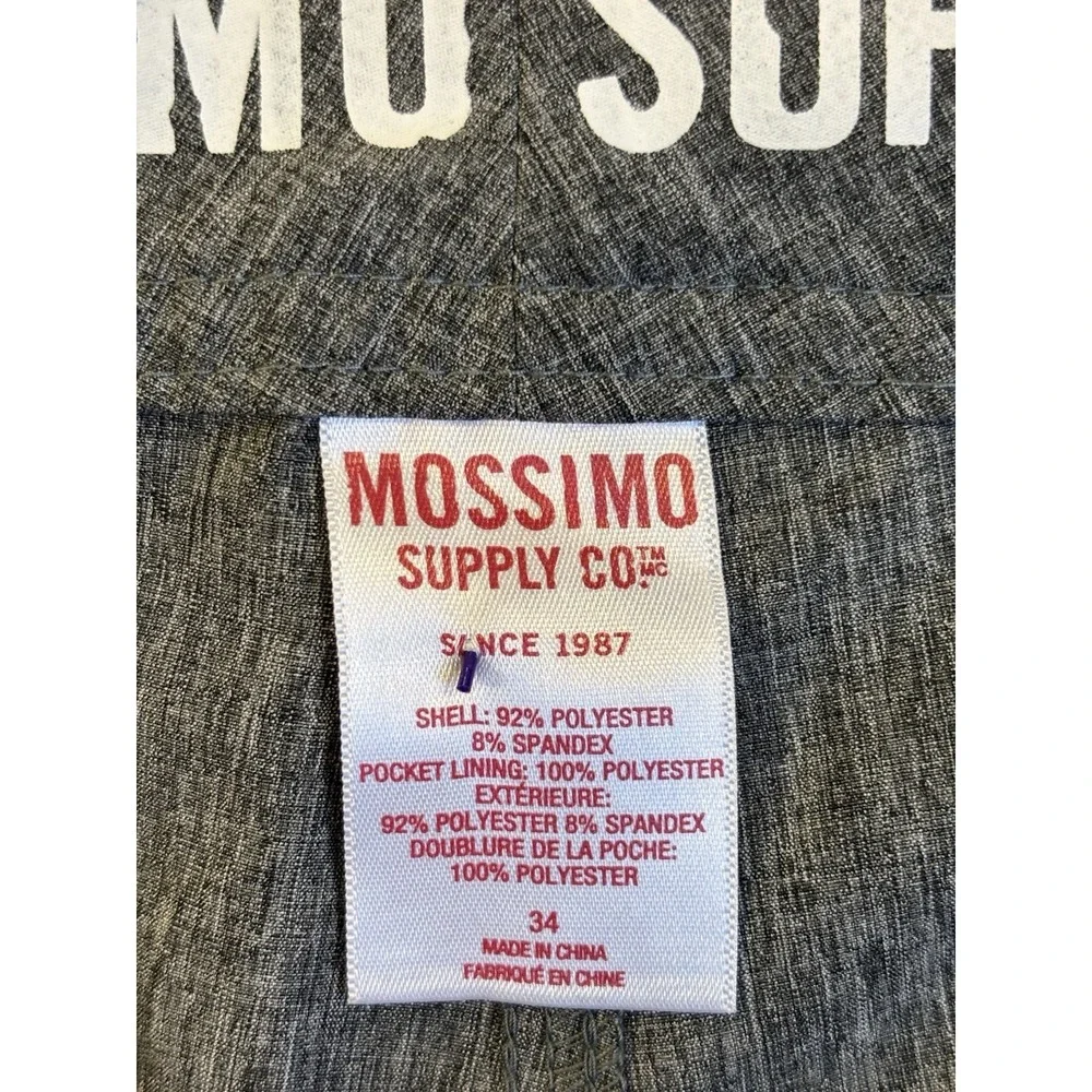 Mossimo Men's 34 Gray Board Shorts Swim Trunks Resort Vacation Beach Surf
